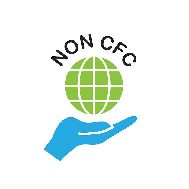 Premium Vector Non cfc logo