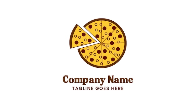 Non Veg Pizza Logo vector