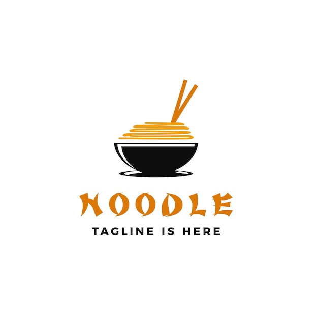 Noodle logo vector pictogram illustratie