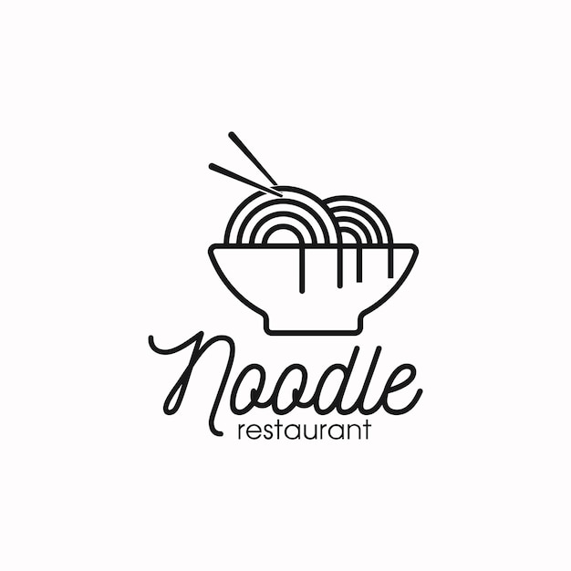 Vector noodle-logo