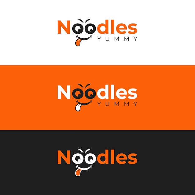 Noodles brand logo design for your business