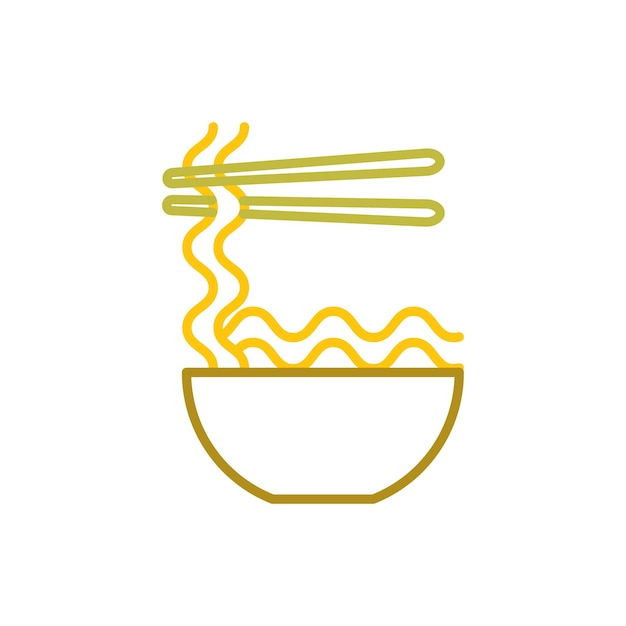 noodles icon vector design templates