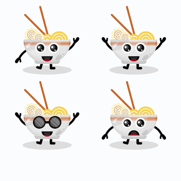 noodles logo  character