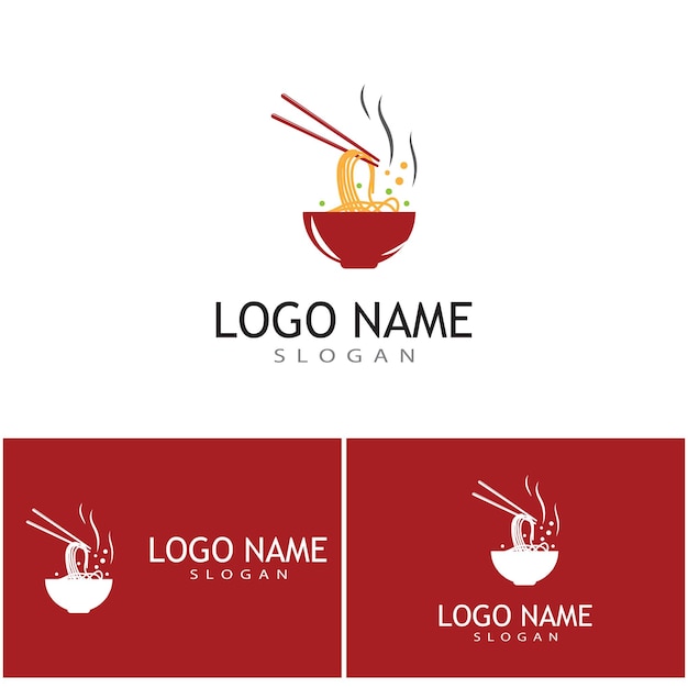 Noodles Logo Template vector symbol design