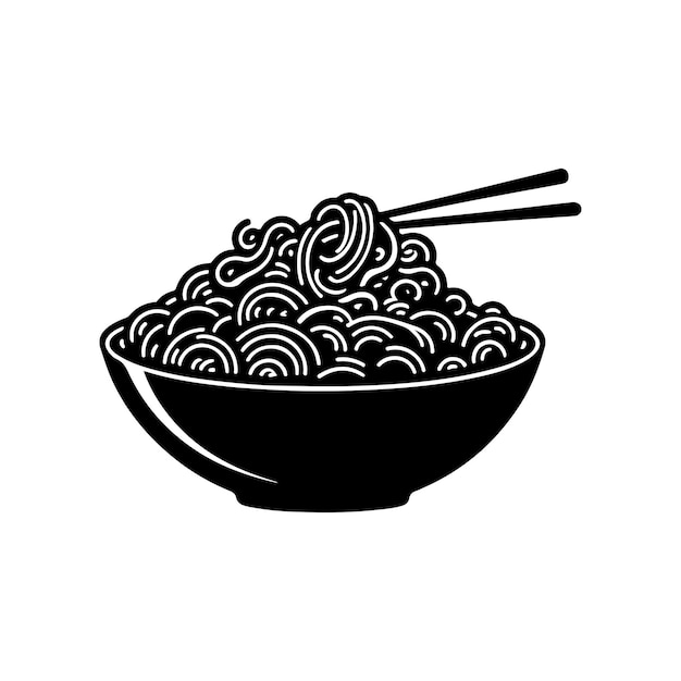 noodles silhouettes