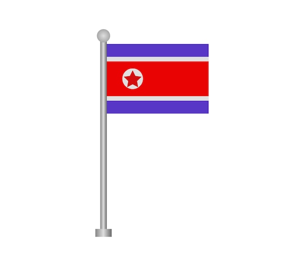 Noord-Koreaanse vlag