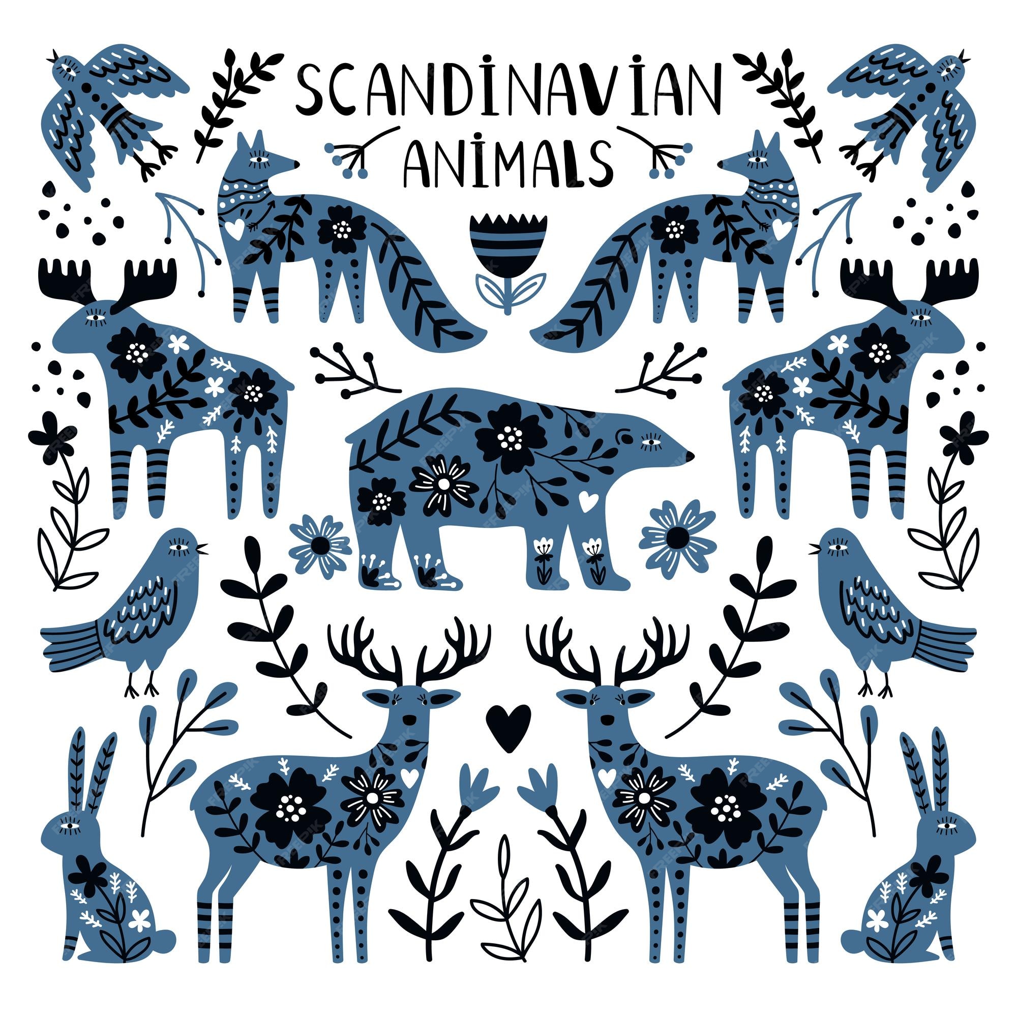 Nordic Animal Symbols