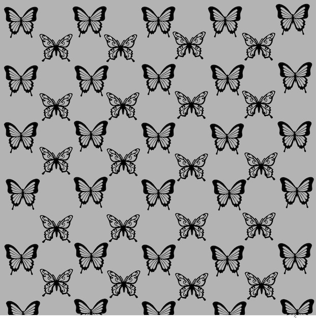 Vector normal butterflies