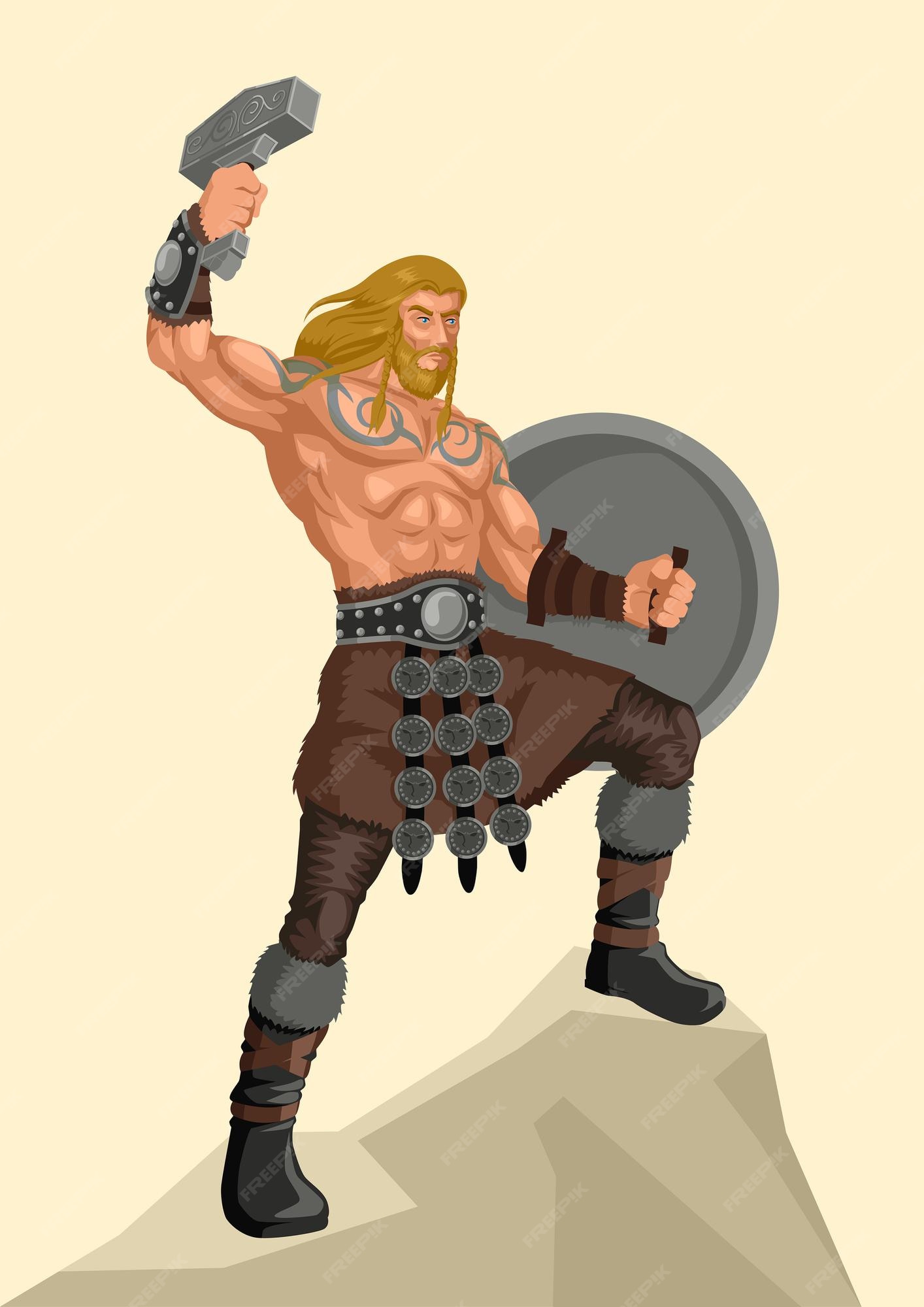 Muscular Man Svg -  Denmark