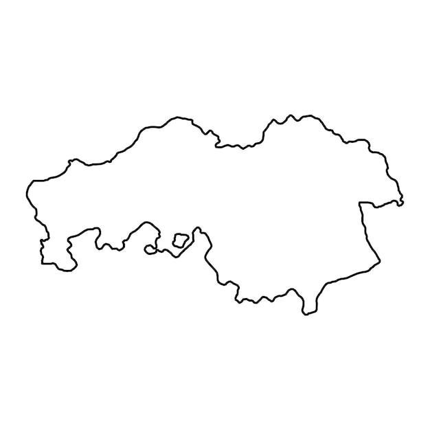 North brabant province of the netherlands vector illustration