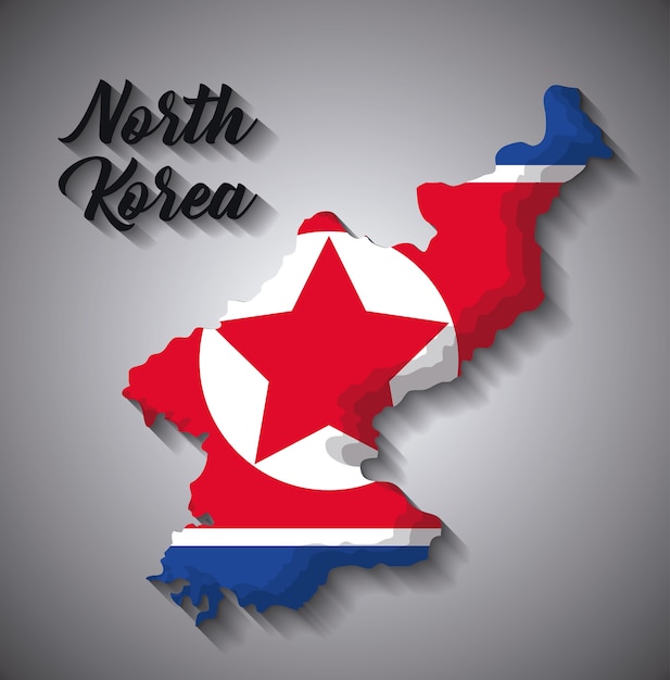 north korea map 