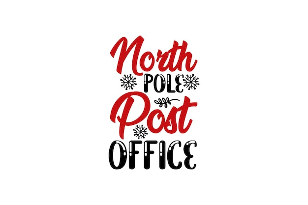 North Pole Post Office Vector File