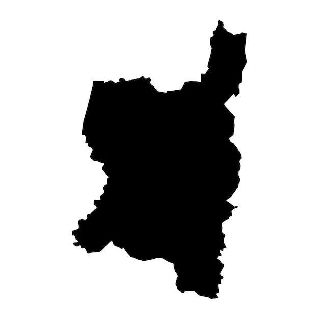 Northern District kaart administratieve indeling van Israël