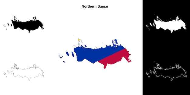Набор карт северной провинции Самар