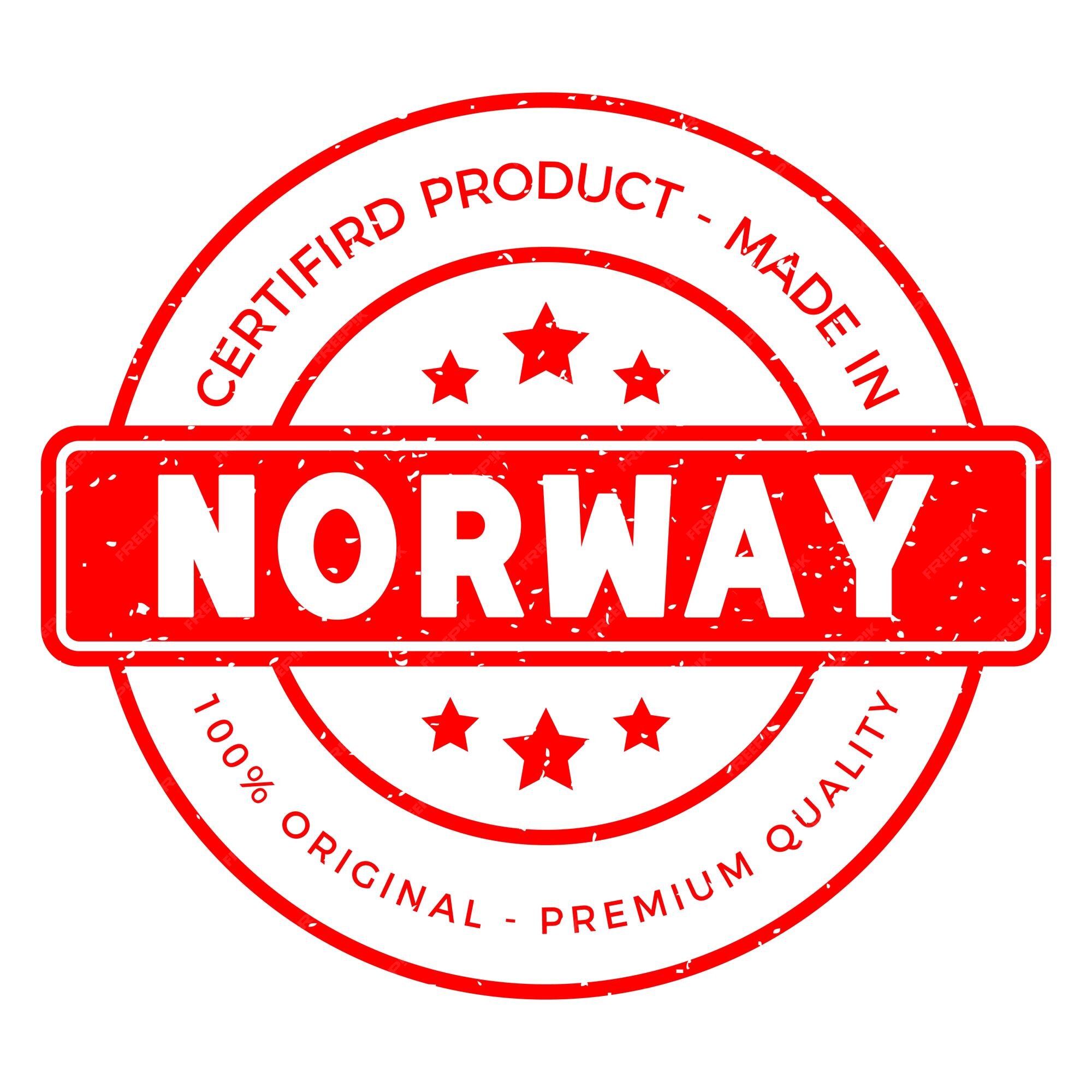 Number Rubber Stamps -  Norway