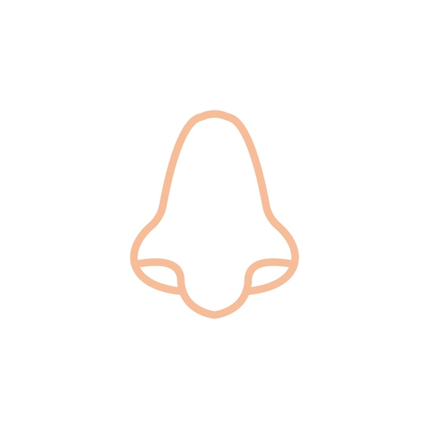 Vector nose icon vector design templates