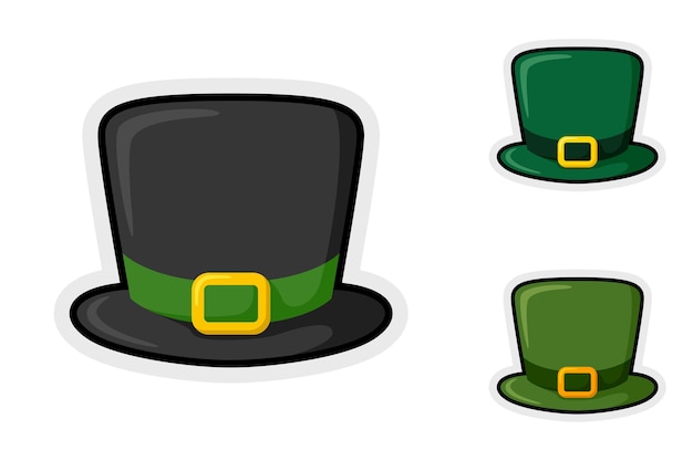 Note sticker set with Leprechaun Hat