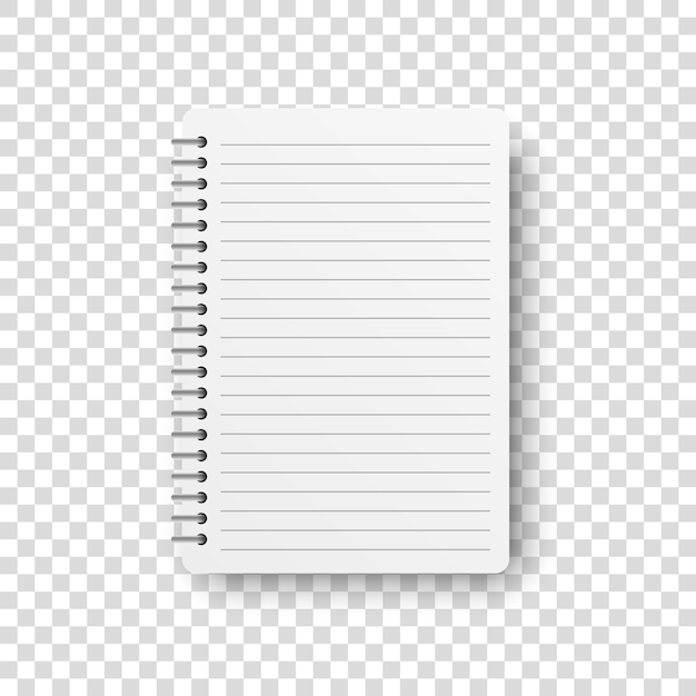 Иконка ноутбука в плоском стиле Векторная иллюстрация листа бумаги на изолированном фоне Знак страницы бизнес-концепция