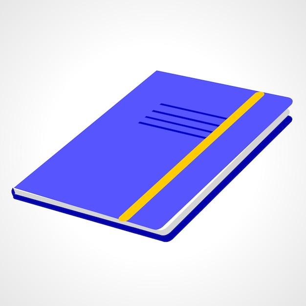 Vector notebook isolated vector illustration