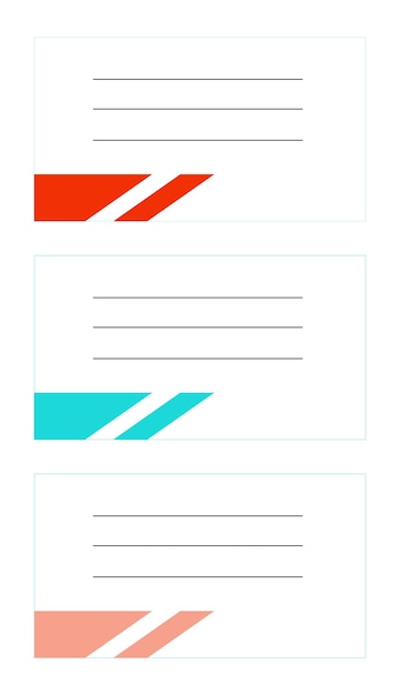 Notebook labels with colored marks, print ready set of three