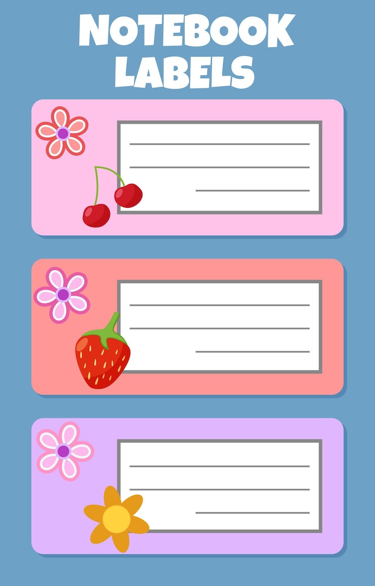 Notebook Labels