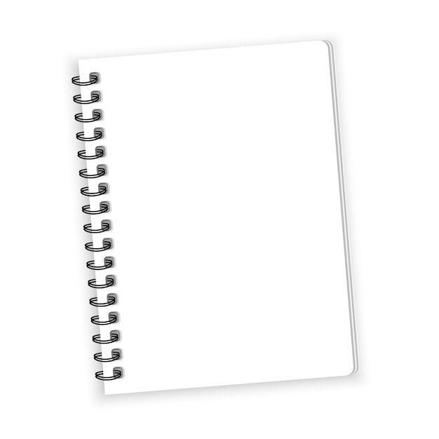 Vector notebook paper vector