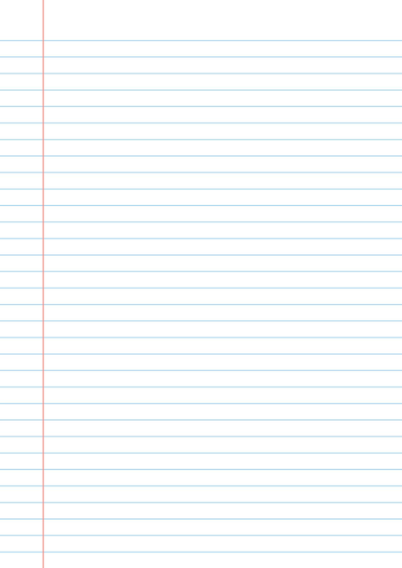 Notebook papier achtergrond Gevoerd notebookpapier