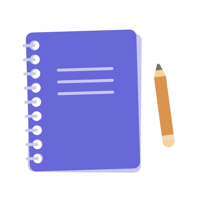 notebook vector isometric illustration isolated on white background