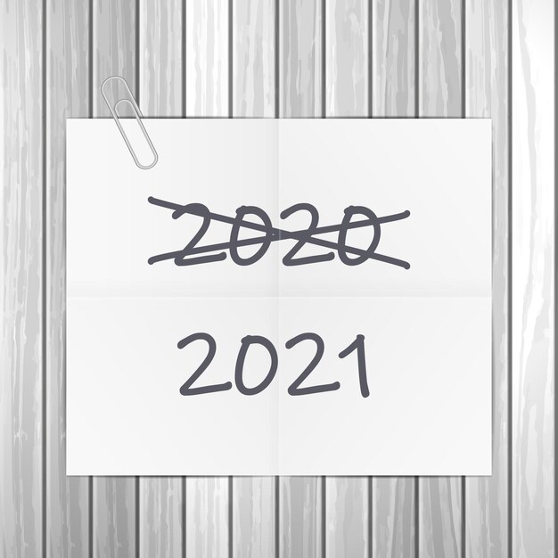 Текст в блокноте 2021 года