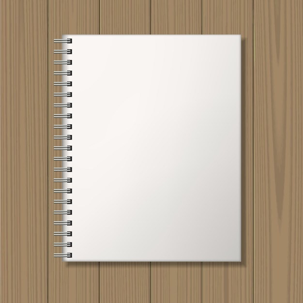 Notepad with spiral binding