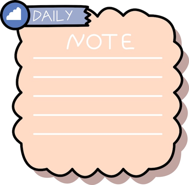 Vector notepaper