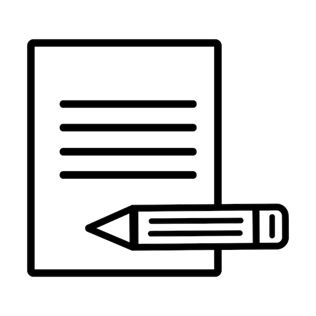 notes icon logo vector design template