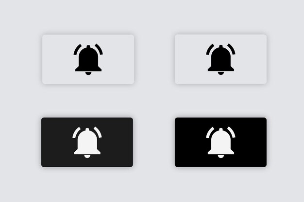 Notification bell icon alarm off silent mute ring symbols website web app ui mobile application icon