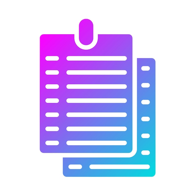 Notities Vector Icon Design Illustratie