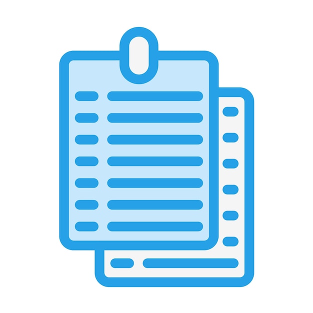 Notities Vector Icon Design Illustratie