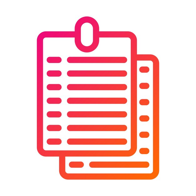 Notities Vector Icon Design Illustratie