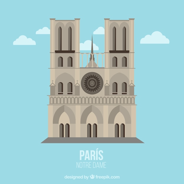 Notre dame illustratie