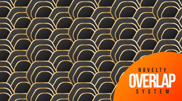 Novelty overlap technology pattern background