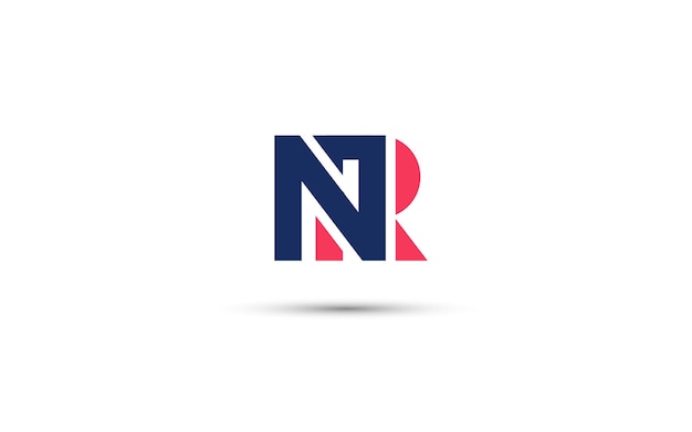 NR eerste kleurrijke logo ontwerpconcept