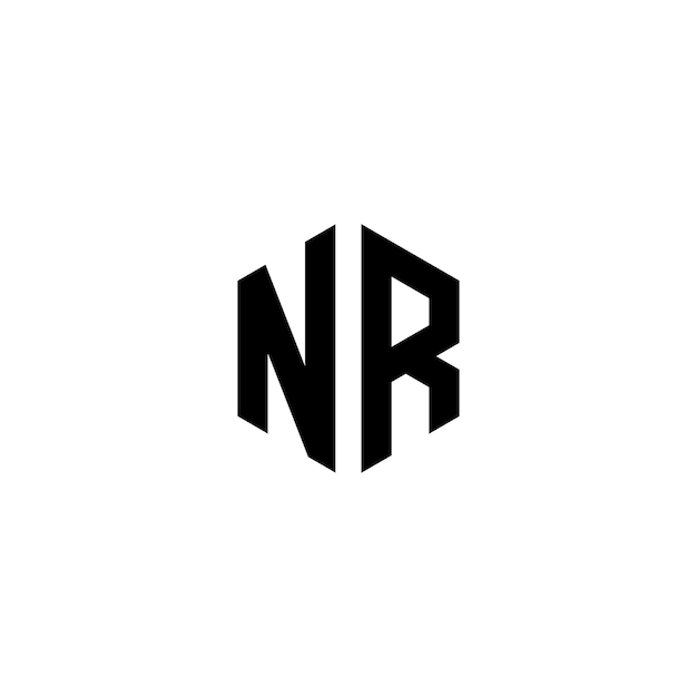 Premium Vector | Nr logo vector