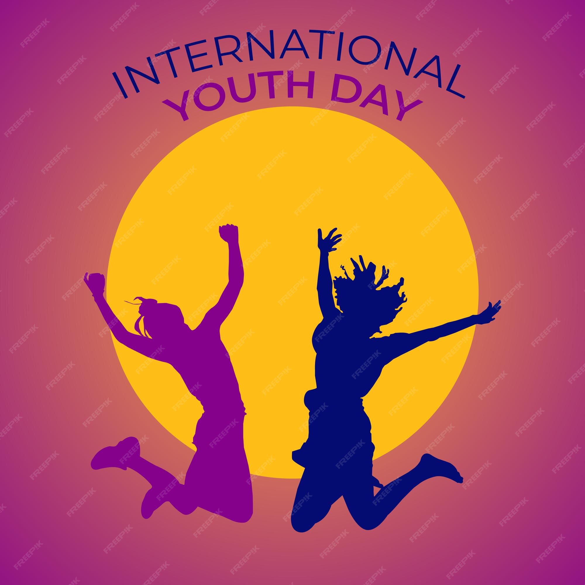 Premium Vector | Nternational youth day