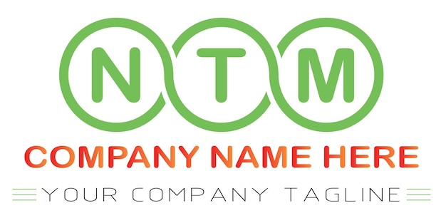 NTM Logo. NTM Letter. NTM Letter Logo Design. Initials NTM Logo