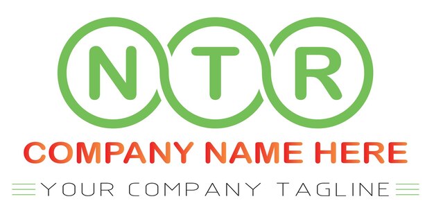 Дизайн логотипа буквы НТР