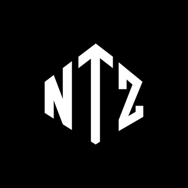 NTZ letter logo ontwerp met veelhoek vorm NTZ veelhoek en kubus vorm logo ontwerp NTZ zeshoek vector logo sjabloon witte en zwarte kleuren NTZ monogram bedrijf en vastgoed logo