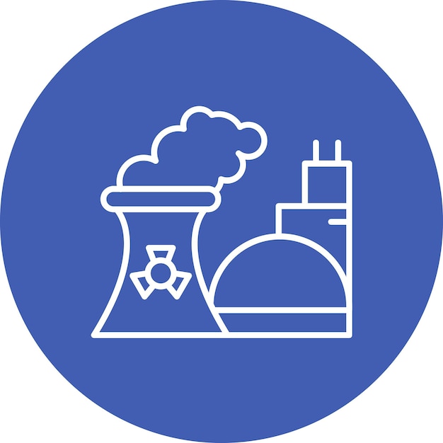 Nuclear Pollution icon vector image Can be used for Pollution