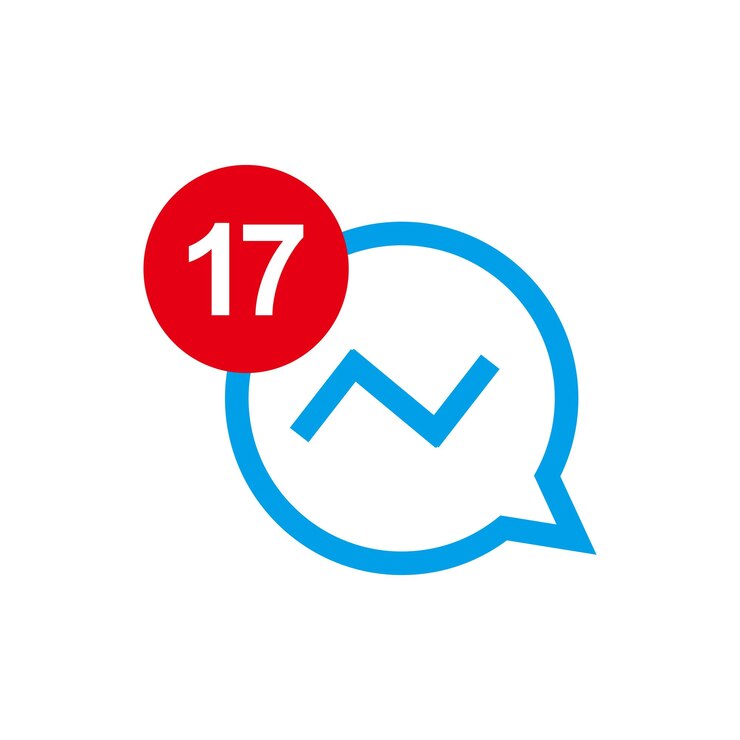 Vector number 17 with speech bubble icon flat design style eps 10 resources graphic icon element design