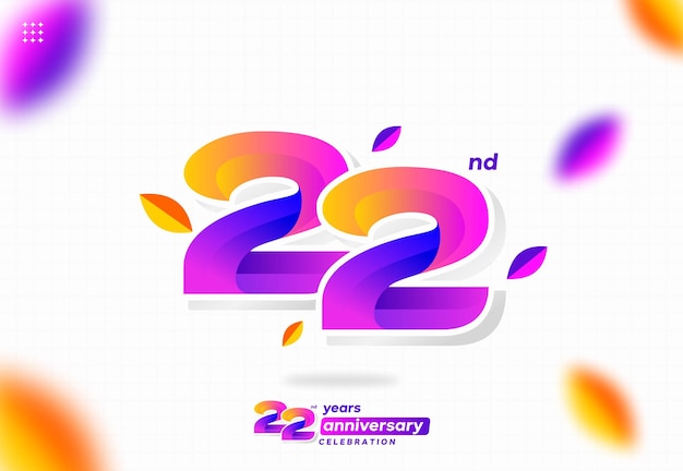 Вектор Дизайн логотипа номер 20, номер логотипа 20-летия, юбилей 20