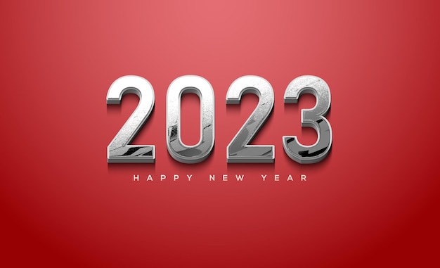 Number 2023 for happy new year