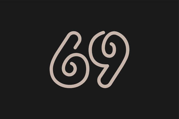 Number 69 PNG Transparent Images Free Download  Vector Files  Pngtree