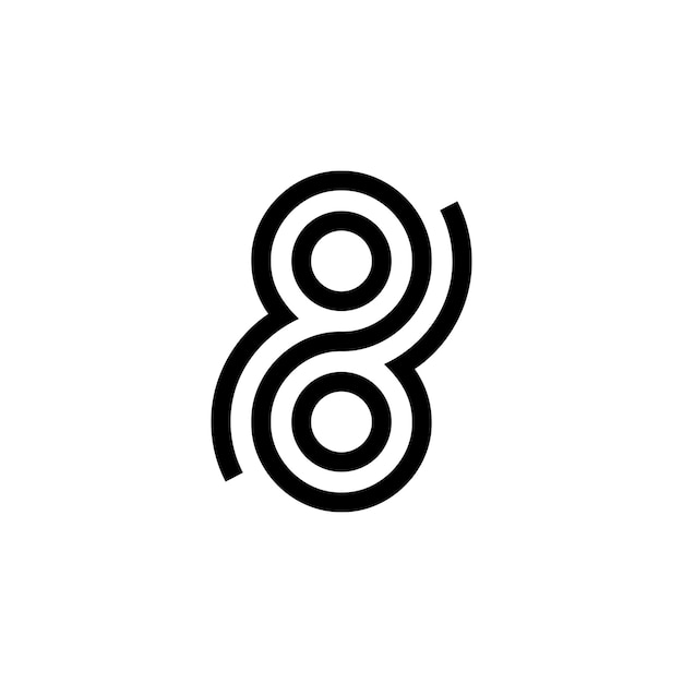 ベクトル ナンバー 8 ロゴ